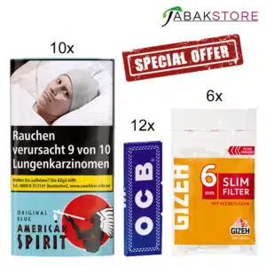 American-Spirit-Sparangebot-für-den-Tabak-in-Blau