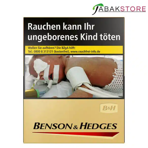 Benson-&-Hedges-Gold-8,00-Euro-mit-23-Zigaretten