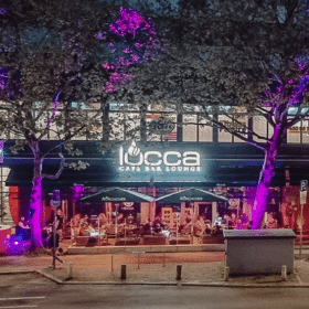 Außenansicht der Lucca Lounge Shisha Bar in Hannover