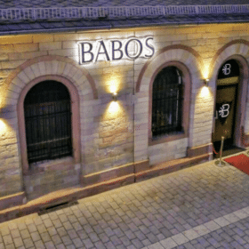 Babos Shisha Bar in Frankfurt von außen