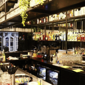 Bar ansicht der Calma Shisha bar