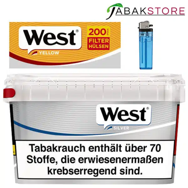 west-silver-tabak-mit-west-yellow-huelsen-200er-angebot