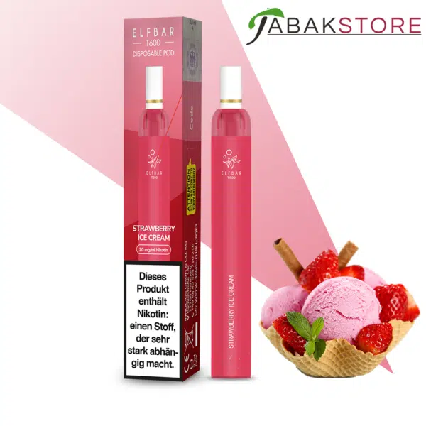 Elfbar-T600-Strawberry-Ice-Cream