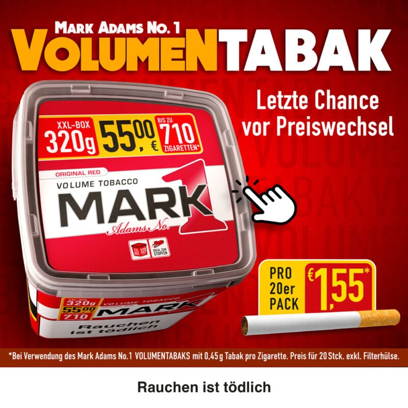 Mark1 320g altpreisig Tabak
