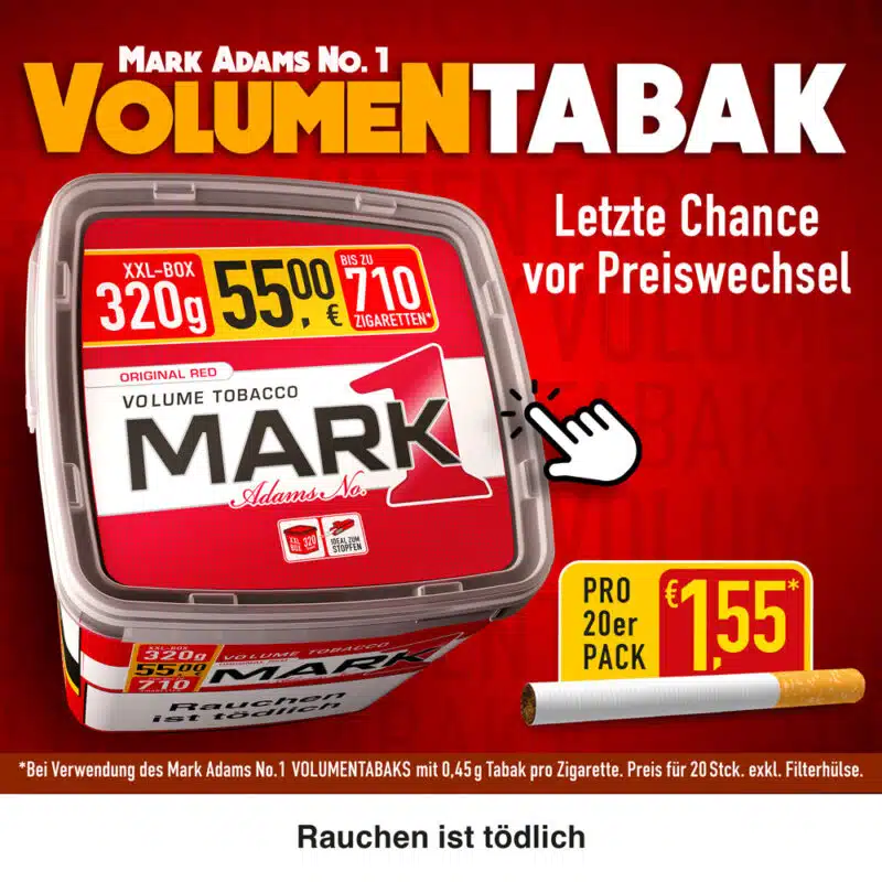 Mark1 320g altpreisig Tabak