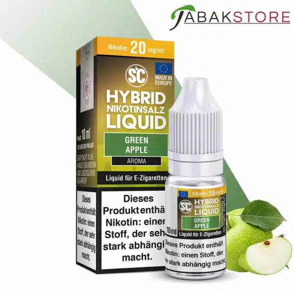 SC-Green-Apple-10ml-Hybrid-Nikotinsalz-20mg-Nikotin Liquid