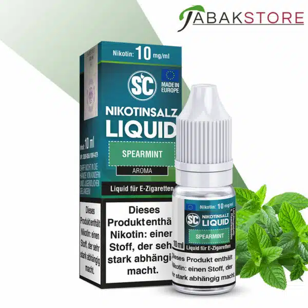 SC-Nikotinsalz10ml-Spearmint-10mg-Nikotin-Liquid