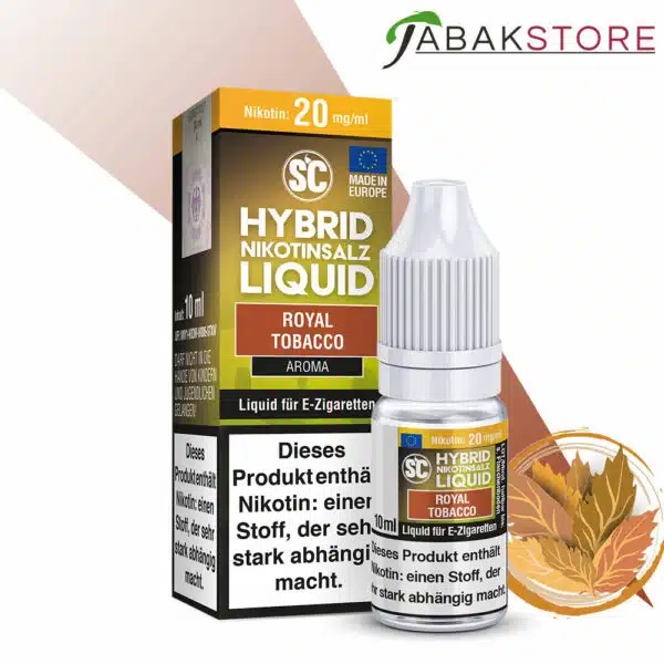 SC-Royal-Tobacco-10ml-Hybrid-Nikotinsalz-20mg-Nikotin Liquid