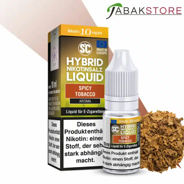 SC-Spicy-Tobacco-10ml-Hybrid-Nikotinsalz-10mg-Nikotin Liquid