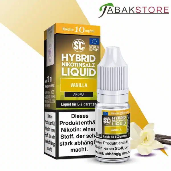 SC-Vanilla-10ml-Hybrid-Nikotinsalz-10mg-Nikotin Liquid