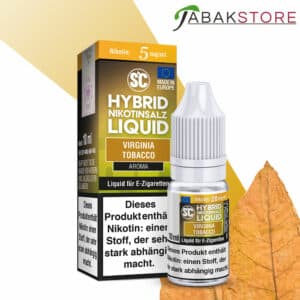 SC-Virginia-Tobacco10ml-Hybrid-Nikotinsalz-5mg-Nikotin Liquid