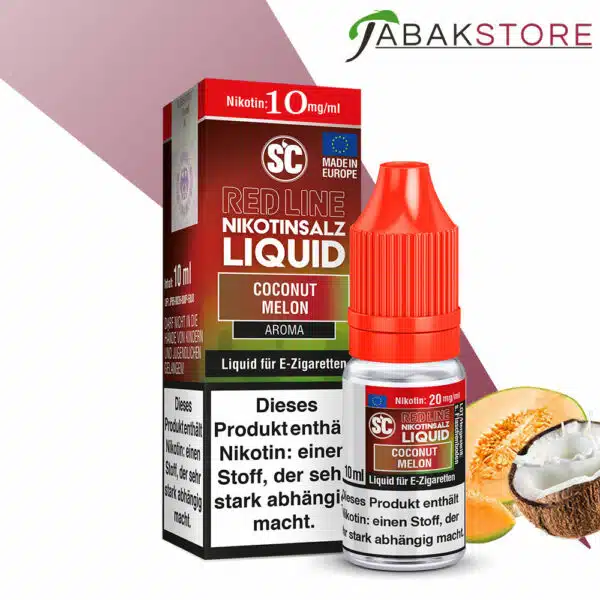 SC-Red-Line-Nikotinsalz-10-mg-Coconut-Melon-10ml-Liquid