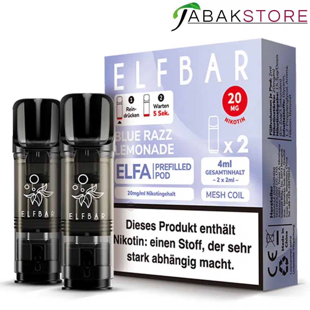 Elfa-Pods-Blue-Razz-Lemonade-2er-Pack-20mg