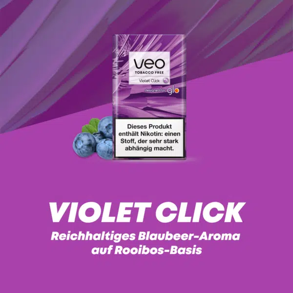 Veo Violet Click auf Rooibos Basis