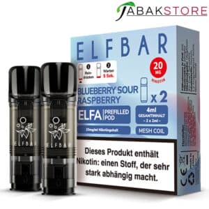 Elfa-Pods-Blueberry-Sour-Raspberry-2er-Pack-20mg