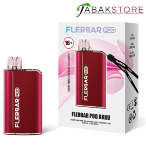 Flerbar-Prefilled-Device-in-der-Farbe-Red