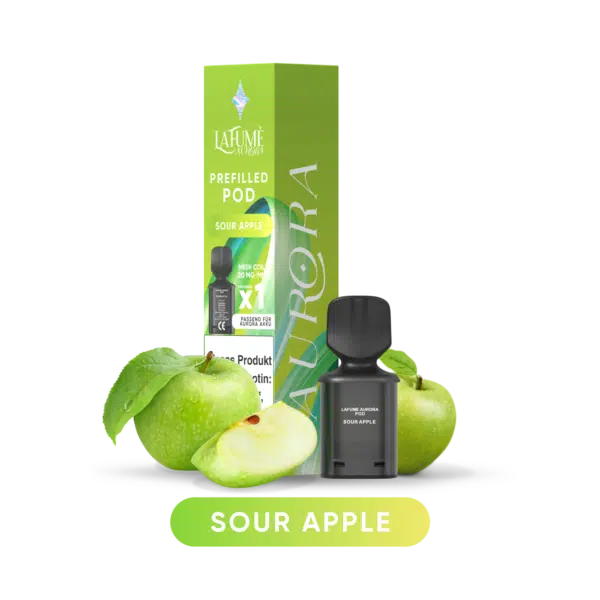 Aurora-Pod_Sour-Apple-Verpackung