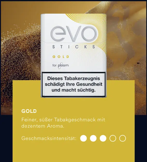 evo sticks gold