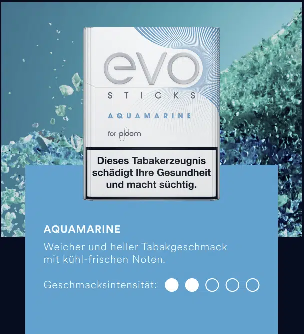 evo sticks aquamarine