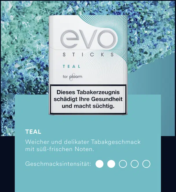 evo sticks teal