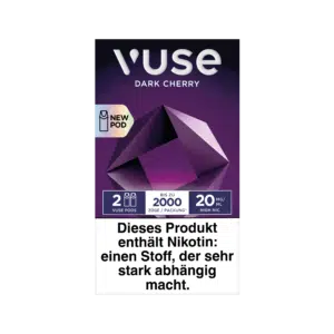 Vuse ePod Caps Dark Cherry Font Ansicht 20mg