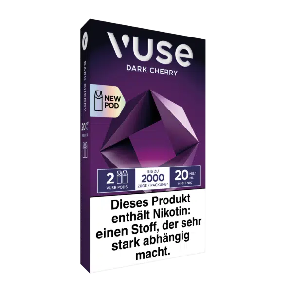 Vuse ePod Caps Dark Cherry Links Ansicht 20mg