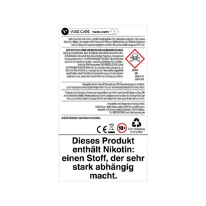 Vuse ePod Caps Dark Cherry Rückseite 20mg