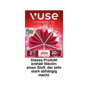 Vuse ePod Caps Strawberry Ice Front Ansicht 20mg