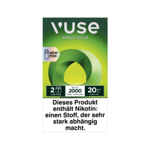 Vuse ePod Caps Apple Sour Front Ansicht 20mg