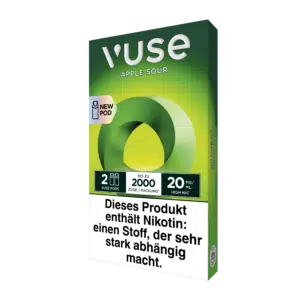 Vuse ePod Caps Apple Sour Rechts Ansicht 20mg