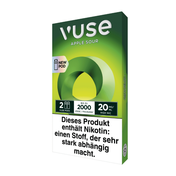 Vuse ePod Caps Apple Sour Rechts Ansicht 20mg