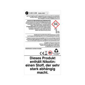 Vuse ePod Caps Apple Sour Rückseite 20mg