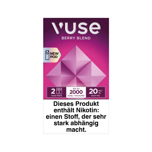 Vuse ePod Caps Berry Blend Front Ansicht 20mg