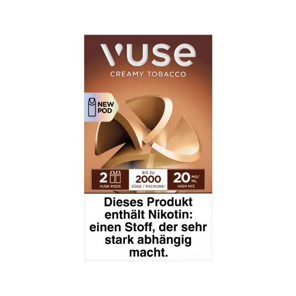 Vuse ePod Caps Creamy Tobacco Font Ansicht 20mg