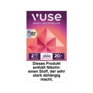 Vuse ePod Caps Berry Watermelon Font Ansicht 20mg