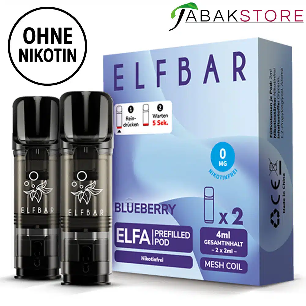 Elfa-Pods-Blueberry-2er-Pack-0mg-Nikotinfrei