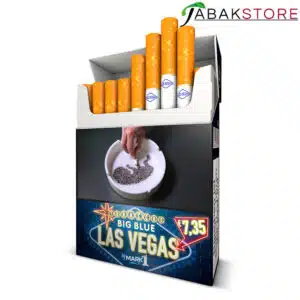 Las-Vegas-Blue-Zigaretten-7,35-Euro-rechts-seitlich-mit-offener-Schachtel