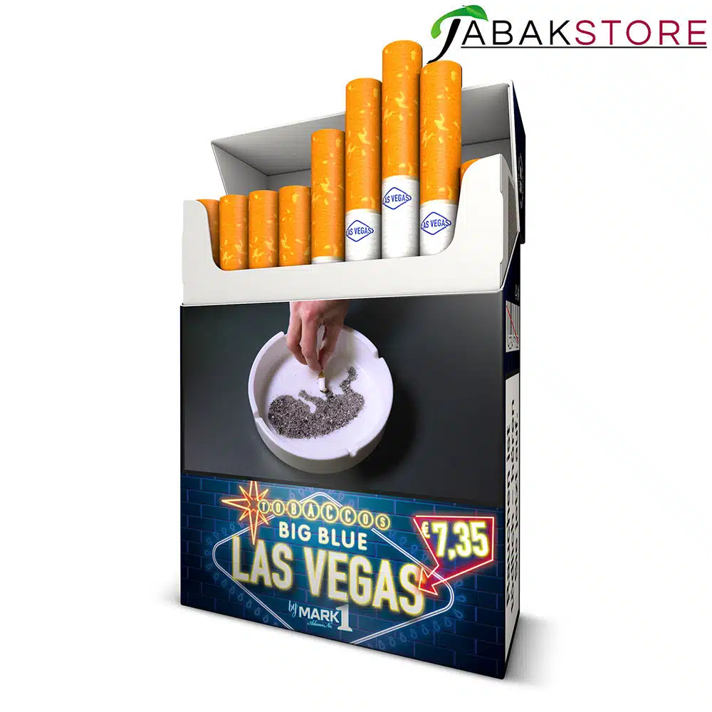 Las-Vegas-Blue-Zigaretten-7,35-Euro-rechts-seitlich-mit-offener-Schachtel