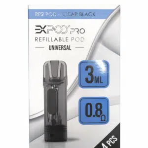 ExPod Pro Leer Pod | 4er Pack | 0,8 Ohm | Elfa System Kompatibel | 3ml