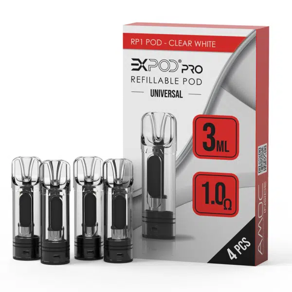 ExPod-Pro-Leer-Pods-4er-Pack-mit-0,8-Ohm