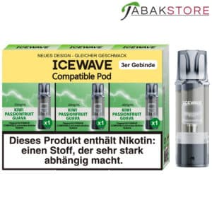 Icewave-Pods-3er-Pack-Kiwi-Passionfruit-Guava