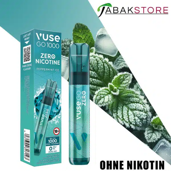 Vuse GO 1000 Peppermint Ice ohne Nikotin