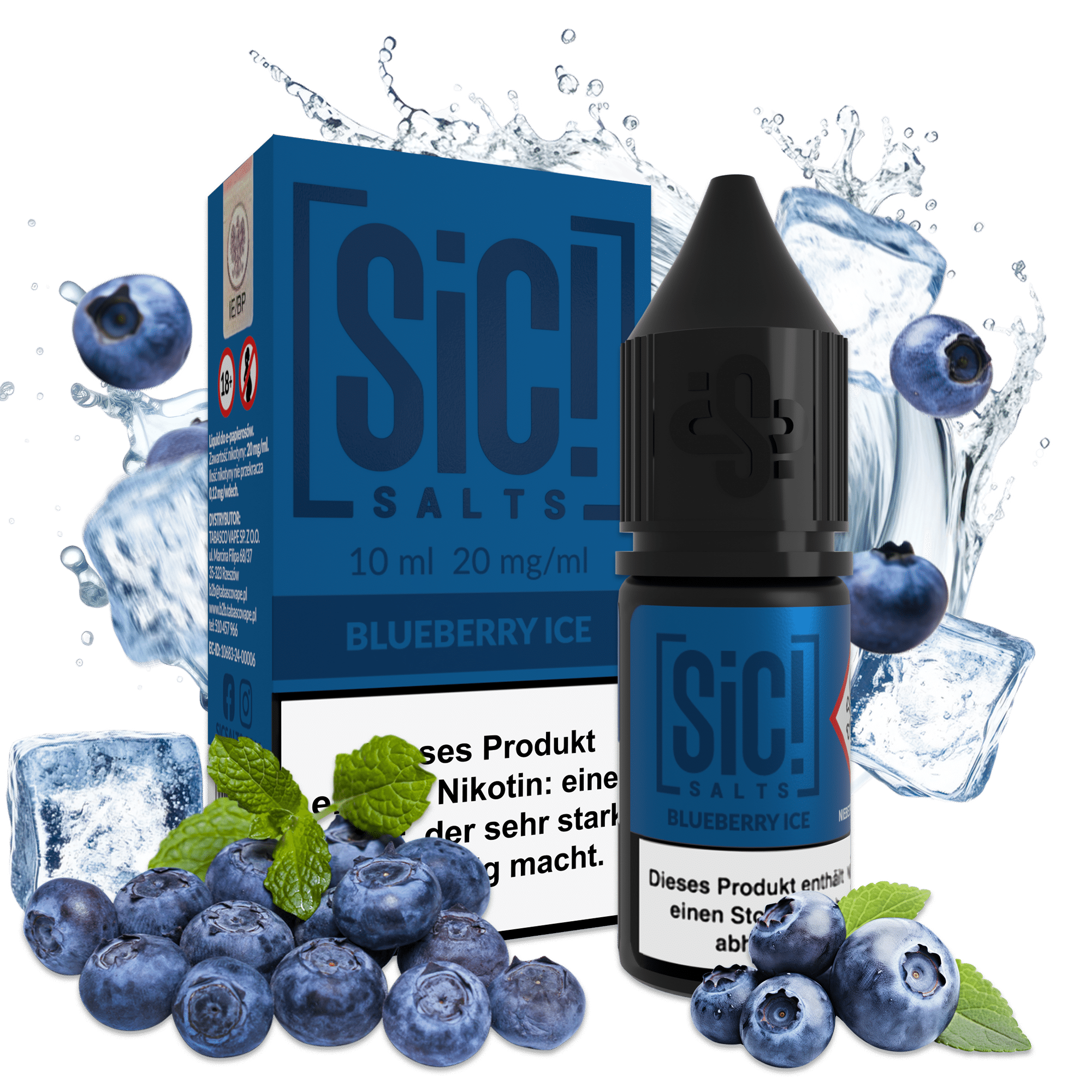 SIC SALT Liquid Blueberry ICE 20mg
