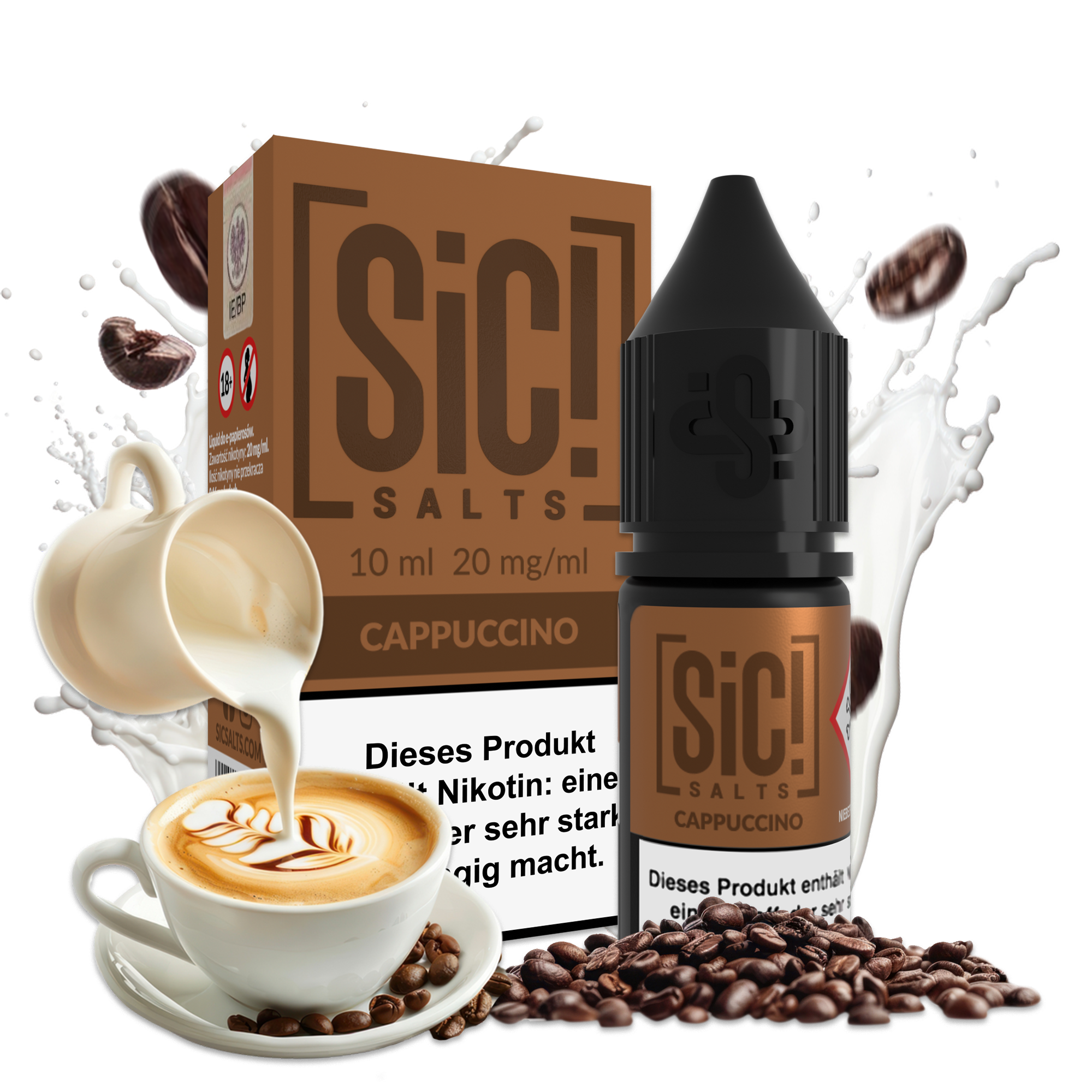 SIC SALT Liquid Cappuccino 20mg