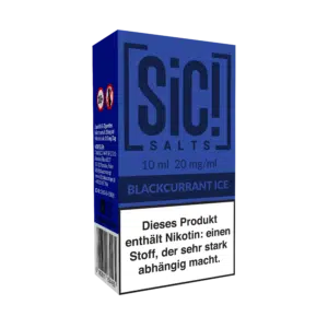 Sic! Salt Blackcurrant Ice 20mg 10ml Box