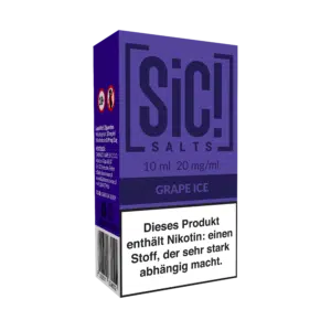 Sic! Salt Grape Ice 20mg 10ml Box