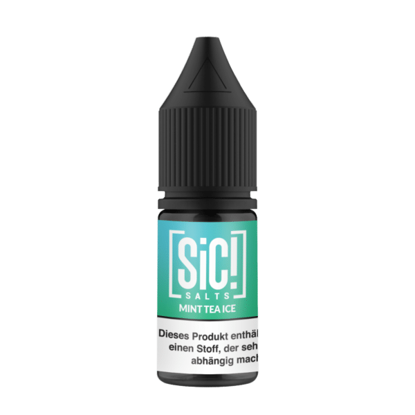 SiC! | 10ml NicSalt Liquid | Mint Tea Ice | 20mg - Image 2