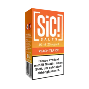 Sic! Salt Peach Ice Tea 20mg 10ml Box