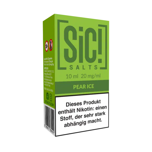 Sic! Salt Pear Ice 20mg 10ml Box