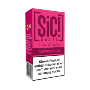 Sic! Salt Raspberry Ice 20mg 10ml Box